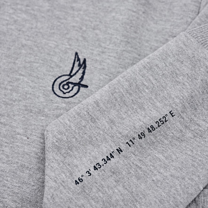 SWEATSHIRT LOGO - BLUE, GRIS, hi-res-1