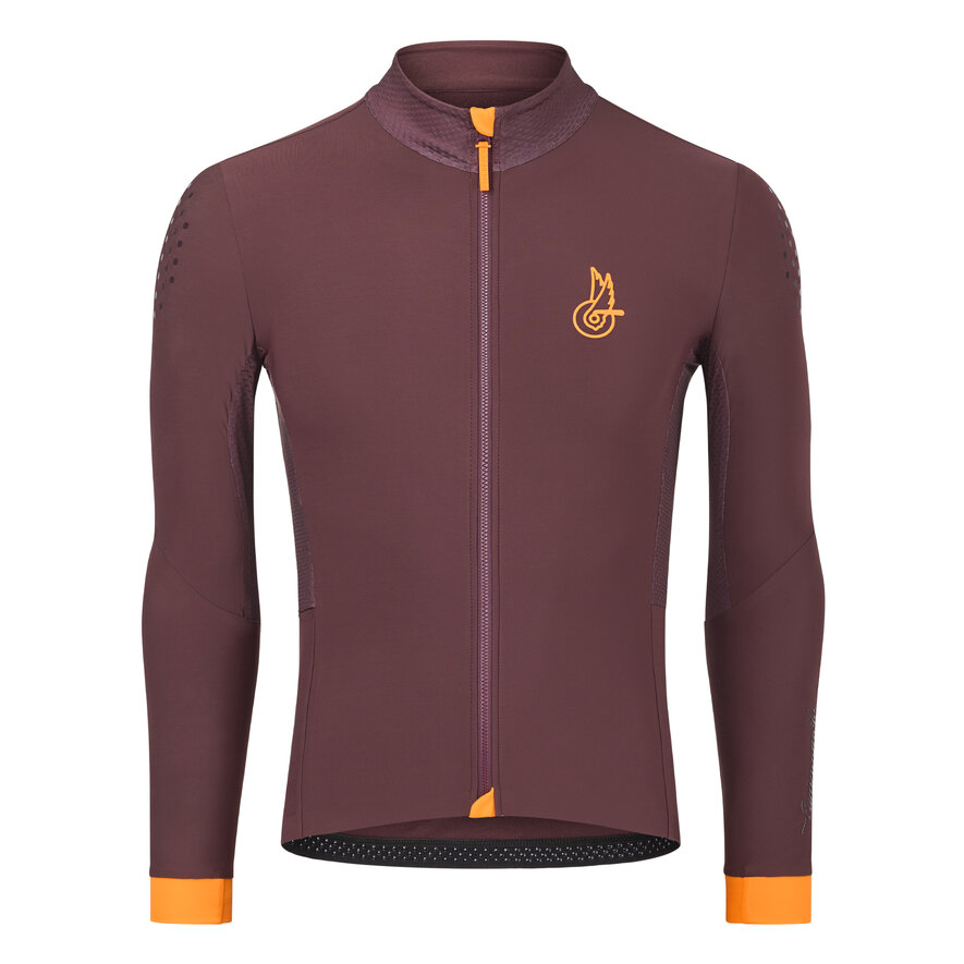 BECOME SPEED LONG-SLEEVED WINTER JERSEY, BORDEAUX, hi-res-1