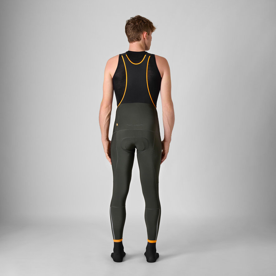 BECOME SPEED MEN'S WINTER BIB TIGHT, GREEN, hi-res-1