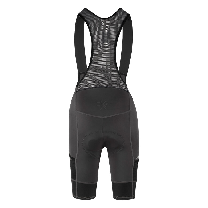 SKADA WOMAN BIB - SHORT - GREY, Grey, hi-res-1