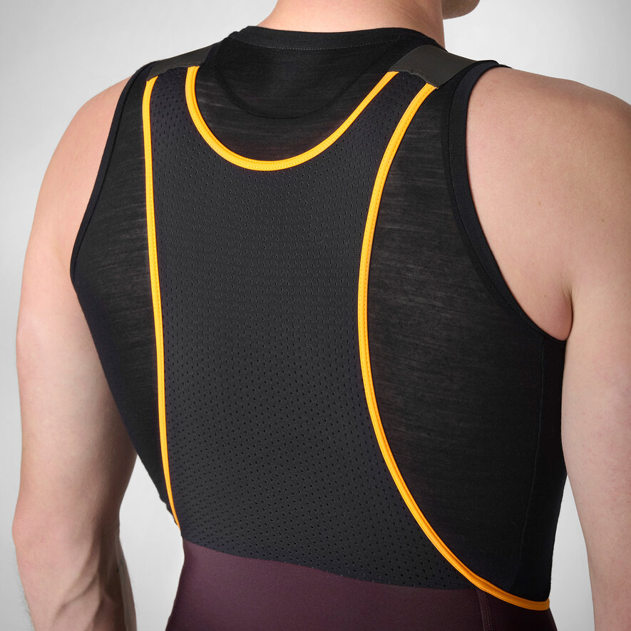 BECOME SPEED MEN'S WINTER BIB TIGHT, BORDEAUX, hi-res-1