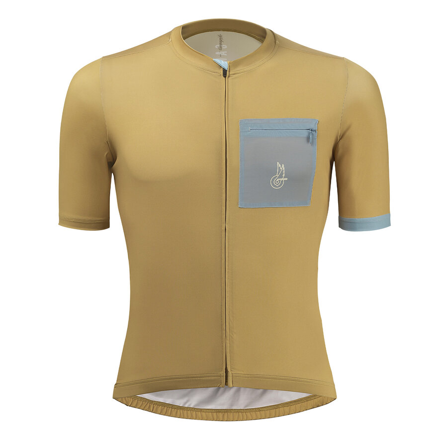 BECOME SPEED GRAVEL JERSEY - SHORT SLEEVE - BROWN, LIGHT BROWN, hi-res-1