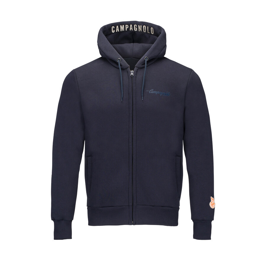HOODED SWEATSHIRT, BLUE, hi-res-1